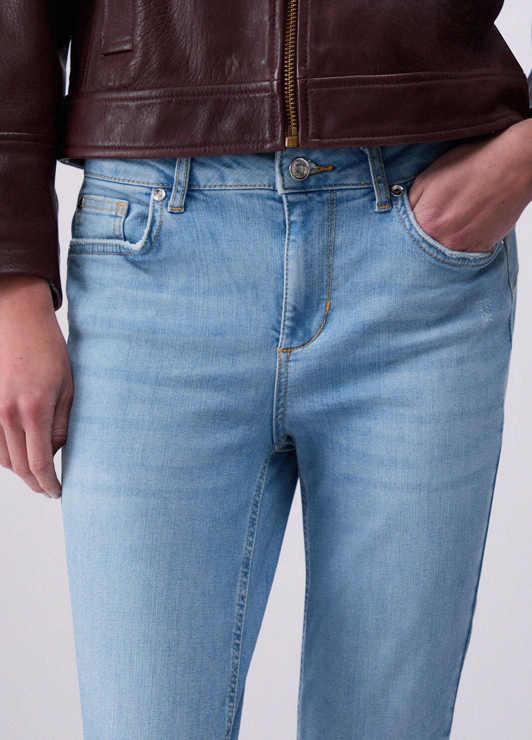 High-rise skinny jeans blue denim Liu Jo - large image number 4