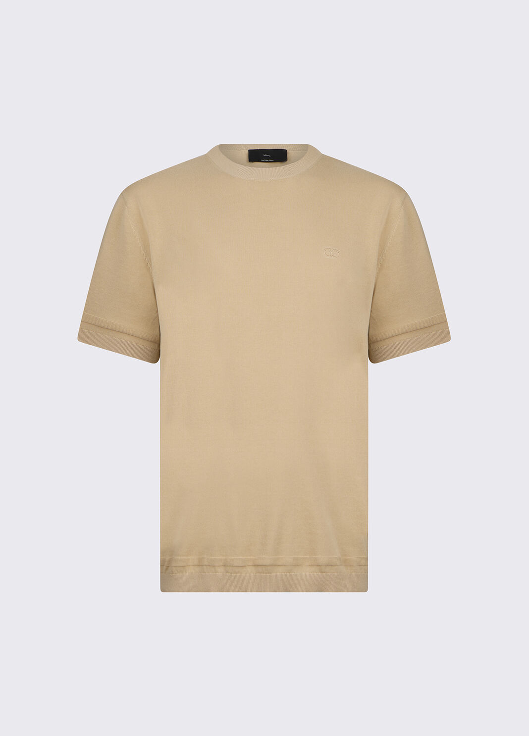 Camiseta de crep&eacute; de algod&oacute;n beige Liu Jo - large image number 6