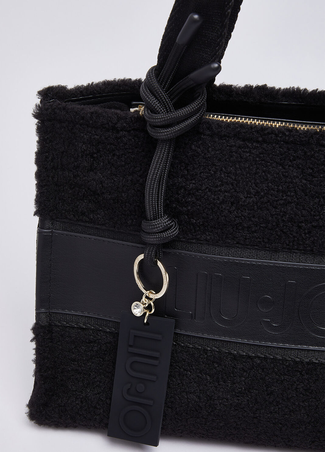 Bag tote small in teddy black Liu Jo - large image number 5