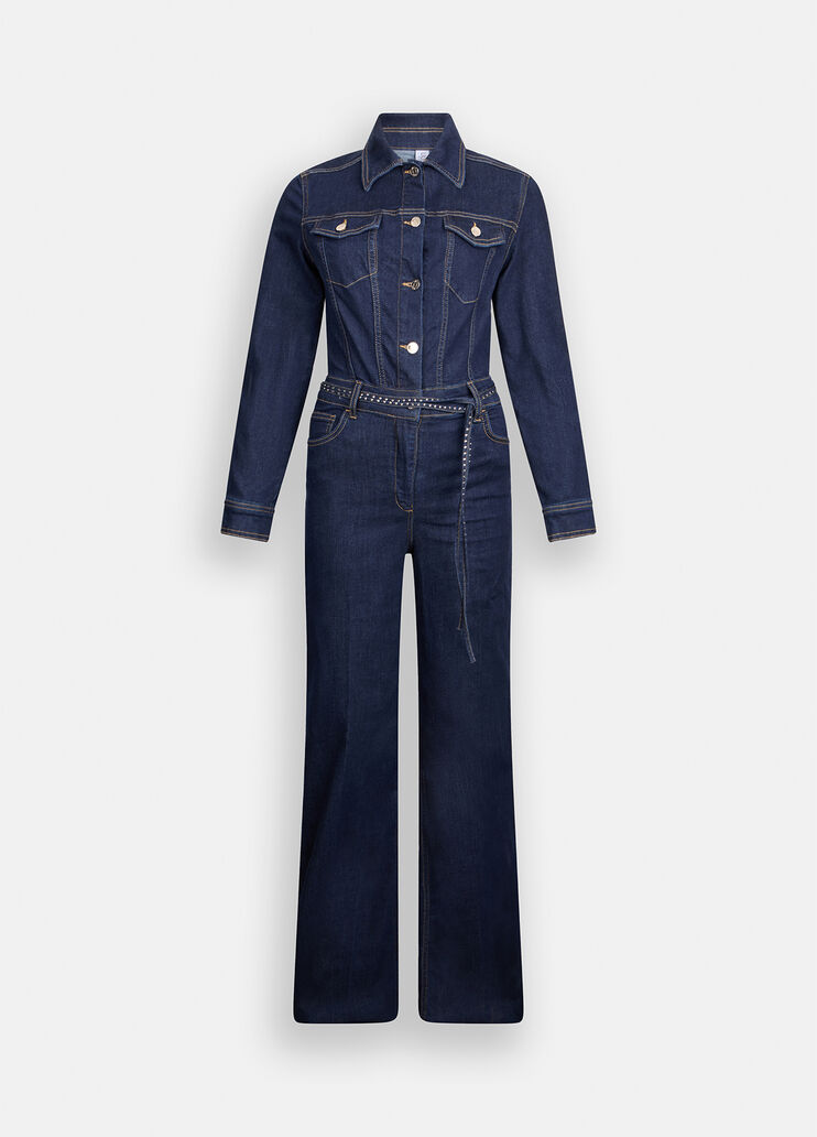 Denim-Jumpsuit Klassische Waschung Liu Jo - medium Denim-Jumpsuit Klassische Waschung Liu Jo - medium