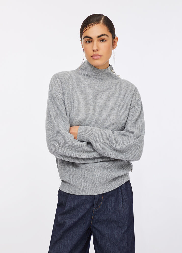 Jersey de lana y cachemira gris Liu Jo - large image number 0