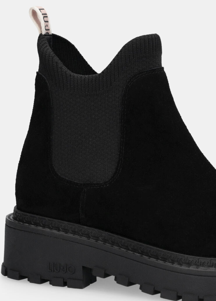 Suede Beatles ankle boots black Liu Jo - large image number 6