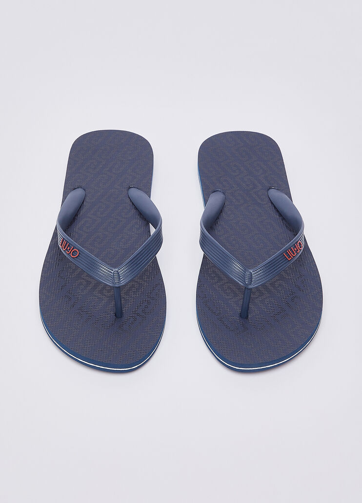 Beach thong sandals dark blue Liu Jo - medium