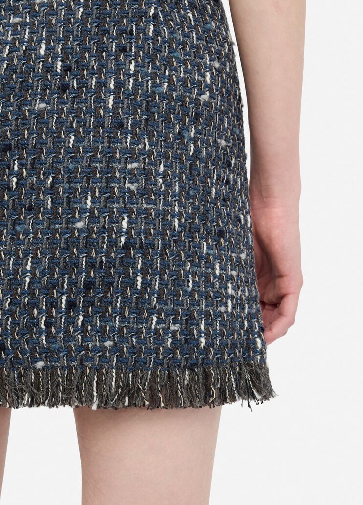 Bouclé miniskirt blue Liu Jo - large image number 3 Bouclé miniskirt blue Liu Jo - large image number 3