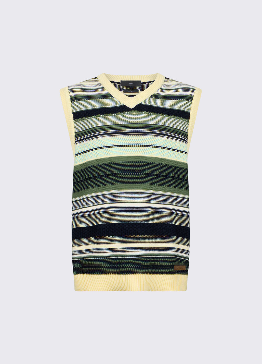 Striped gilet green Liu Jo - large image number 6