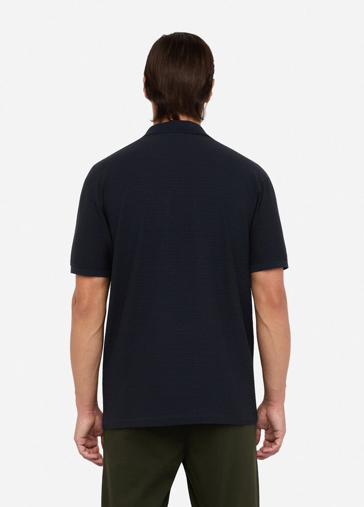 Polo en coton bleu foncé Liu Jo - large image number 1 Polo en coton bleu foncé Liu Jo - large image number 1