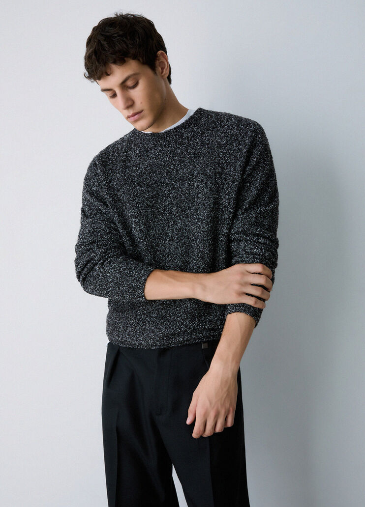 Pull en boucl&eacute; noir Liu Jo - medium
