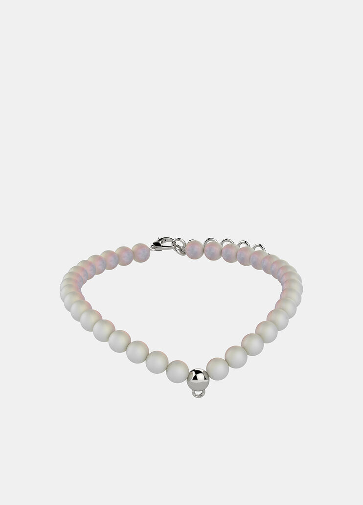 Collier grand modèle avec perles couleur argent Liu Jo - medium