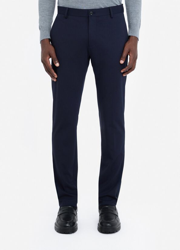 Pantaloni in jersey blu scuro Liu Jo - large image number 0