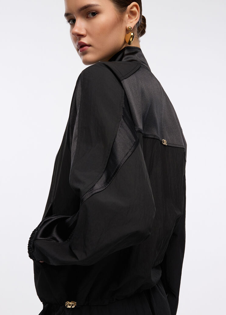 Bomber de raso negro Liu Jo - medium