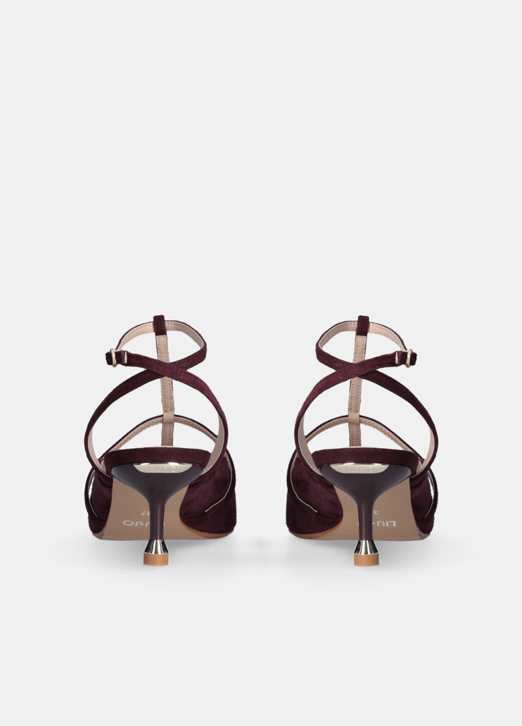 Sling back con logo gioiello amarone Liu Jo - large image number 7