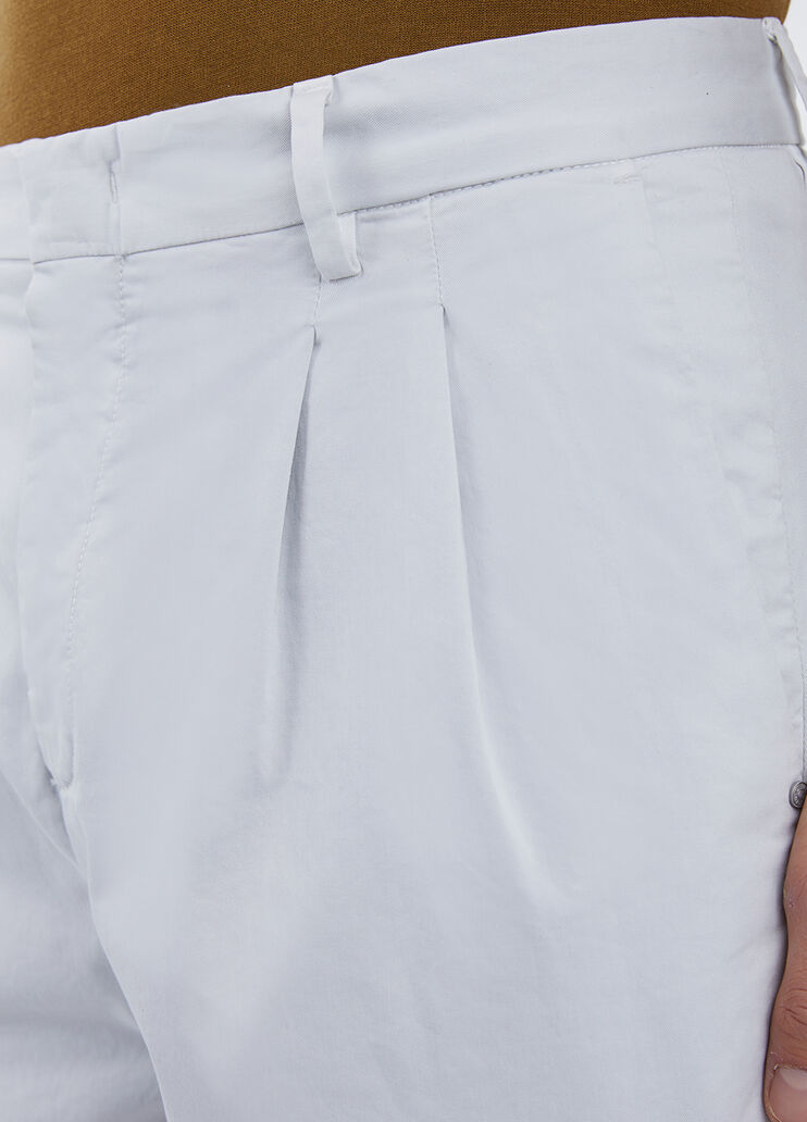 Pantalon chino coupe régulière slim blanc cassé Liu Jo - large image number 4