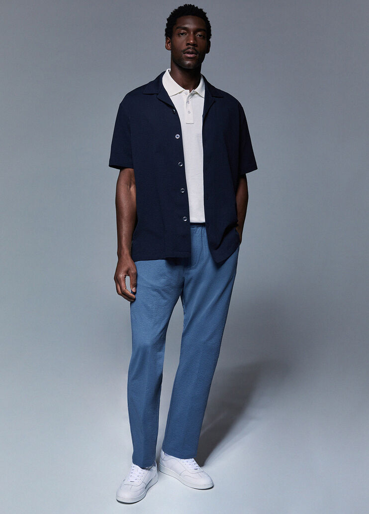 Hose aus Seersucker  Blau Liu Jo - medium