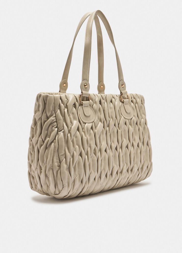 Medium quilted shopping bag  white Liu Jo - large image number 3