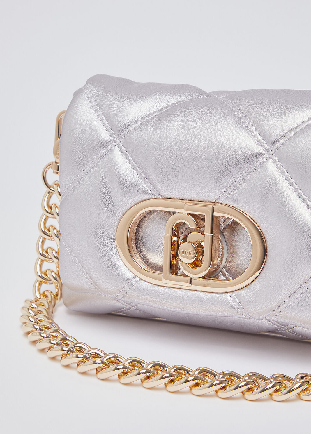 Small quilted LaPuffy bag silver Liu Jo - large image number 4