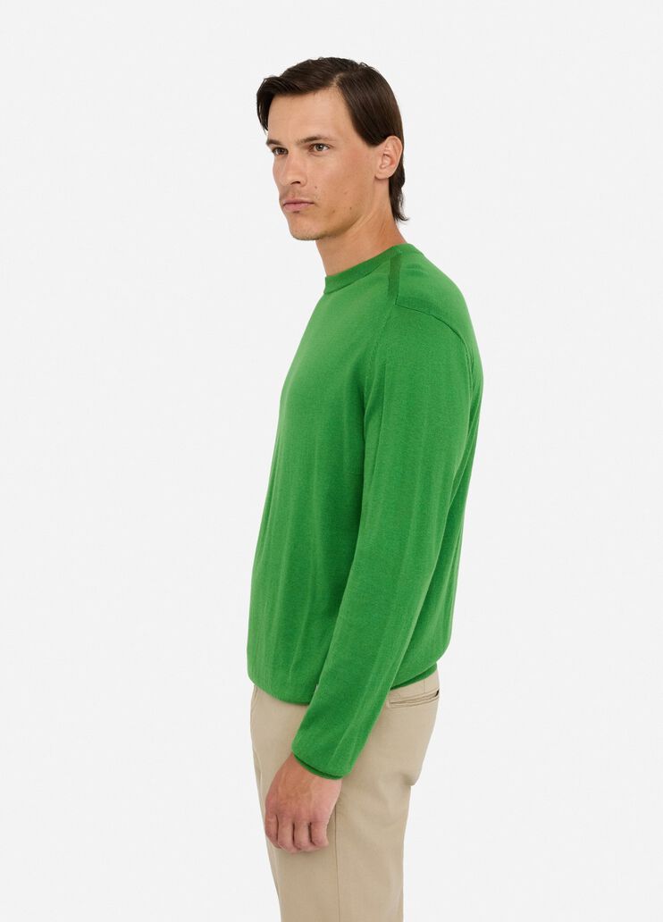 Cotton and silk jumper green Liu Jo - large image number 3