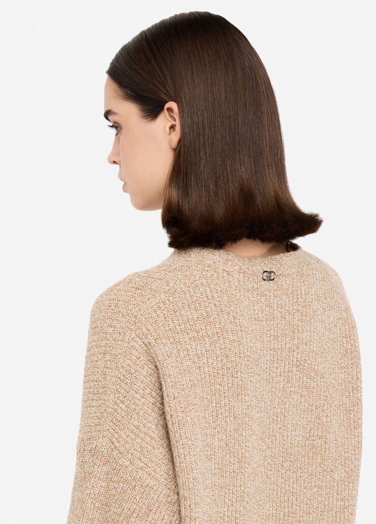 Cardigan mit Schmuckknöpfen Schokolade Liu Jo - large image number 4