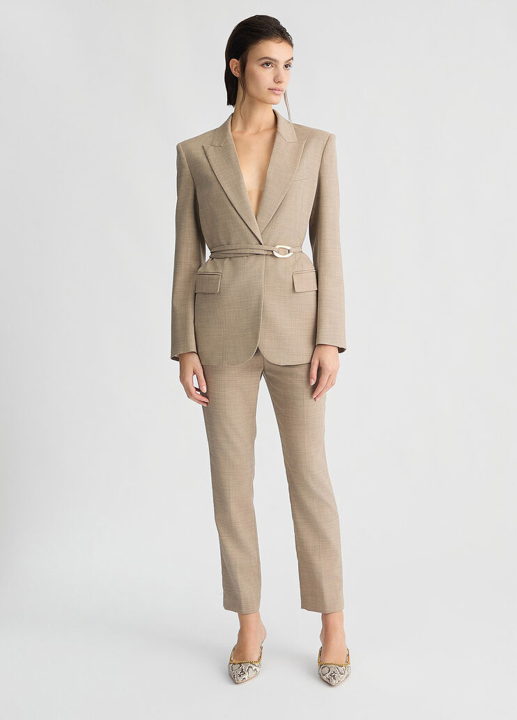 Beige high-rise trousers light beige Liu Jo - medium Beige high-rise trousers light beige Liu Jo - medium