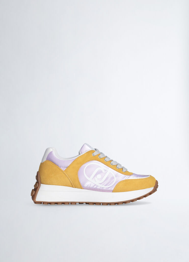 Suede and nylon running shoes yellow Liu Jo - medium Suede and nylon running shoes yellow Liu Jo - medium