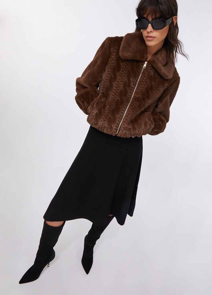 Knit midiskirt black Liu Jo - large image number 4