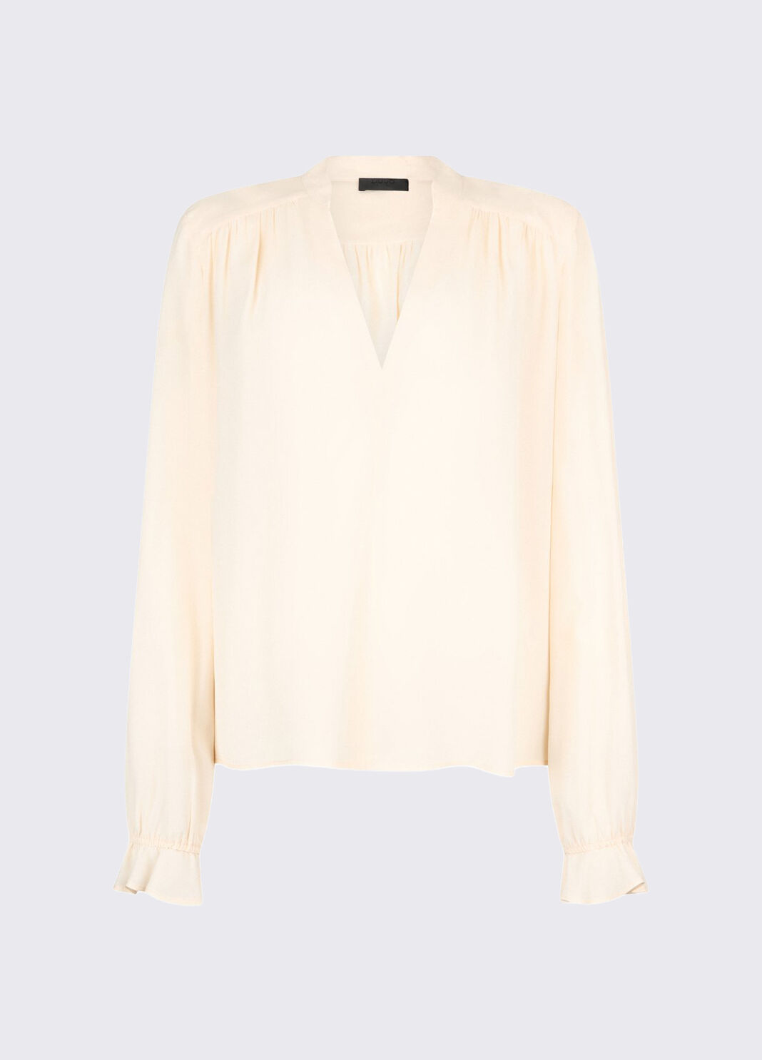 Блузка из жоржета ваниль Liu Jo - large image number 6