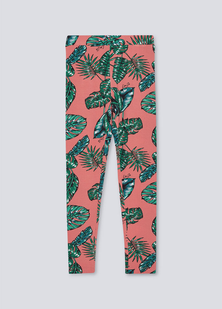 Legging avec imprimé tropical tropical Liu Jo - large image number 0 Legging avec imprimé tropical tropical Liu Jo - large image number 0