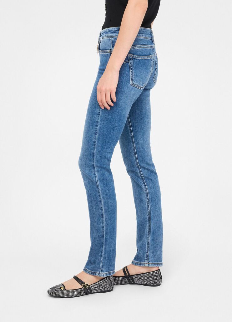 Bottom-Up-Jeans mit Slim-Fit Denimblau Liu Jo - large image number 3 Bottom-Up-Jeans mit Slim-Fit Denimblau Liu Jo - large image number 3