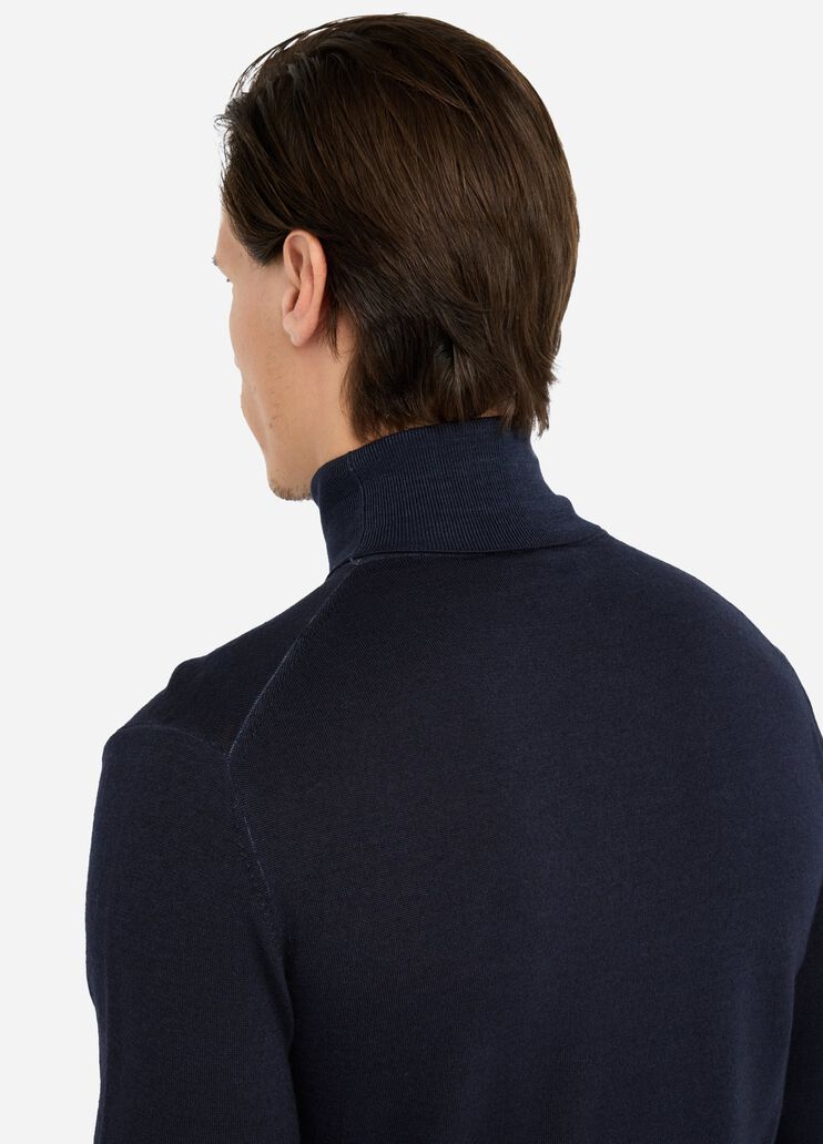 Wool polo-neck dark blue Liu Jo - large image number 4 Wool polo-neck dark blue Liu Jo - large image number 4