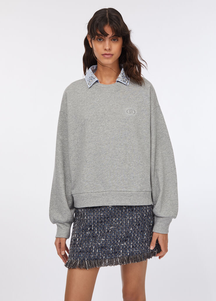 Sudadera con strass gris Liu Jo - medium
