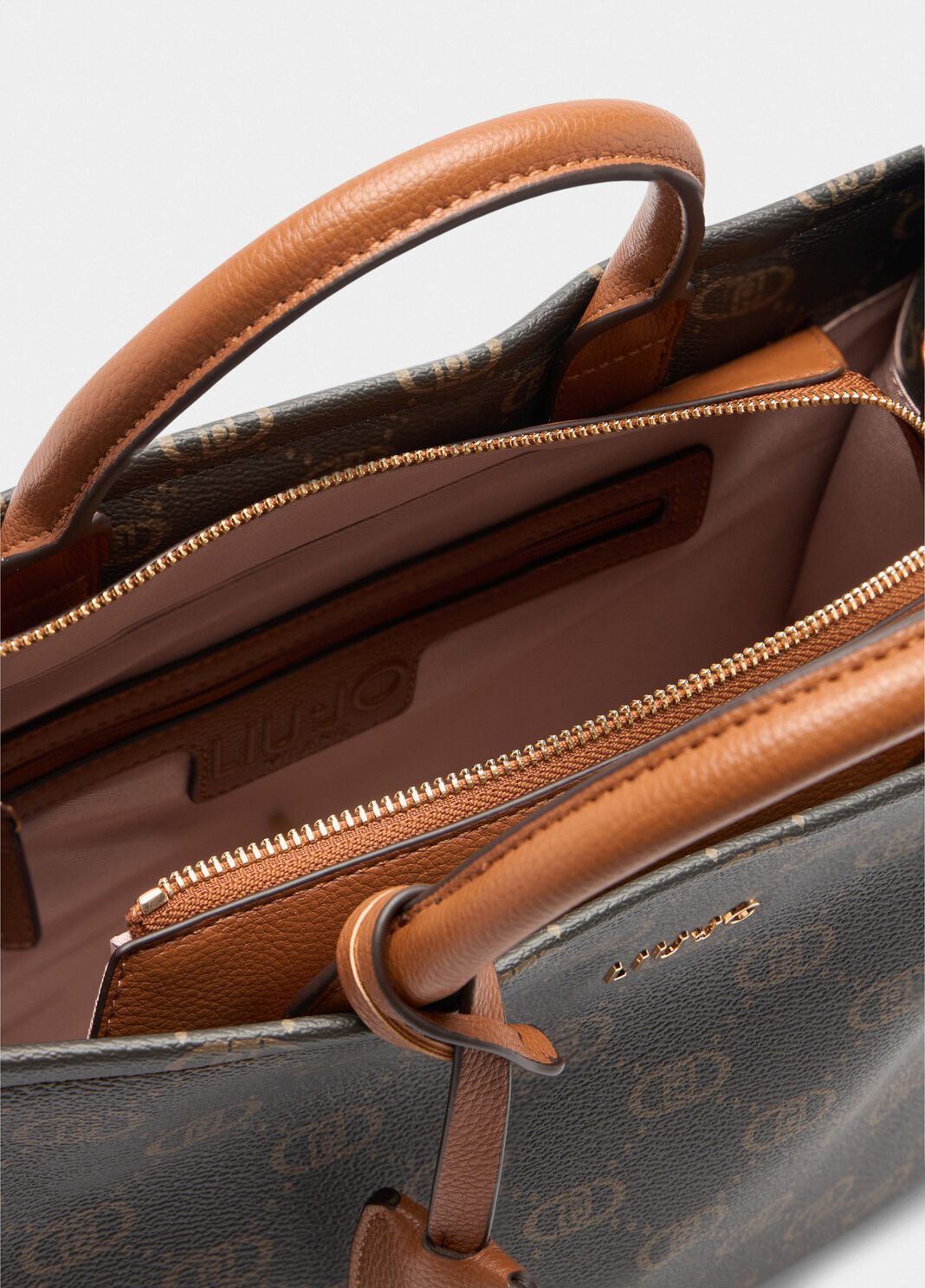 Medium Liu Jo Better shopping bag gingerbread Liu Jo - large image number 6