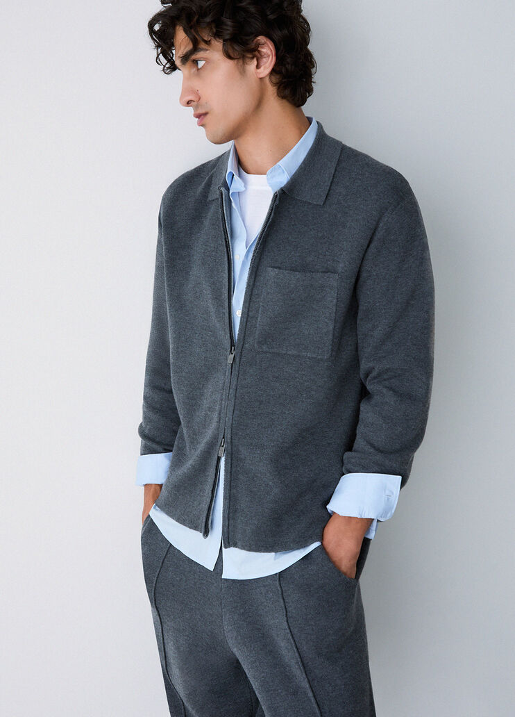 Knit with zip dark grey Liu Jo - medium