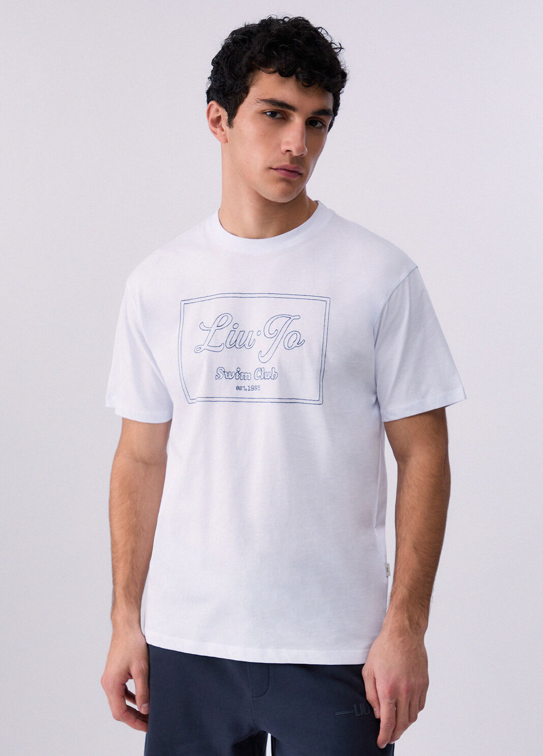 T-shirt with embroidered logo white Liu Jo - large image number 0