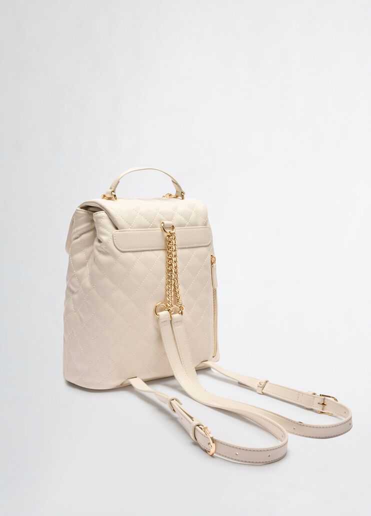 Quilted cream backpack cream Liu Jo - large image number 3 Quilted cream backpack cream Liu Jo - large image number 3