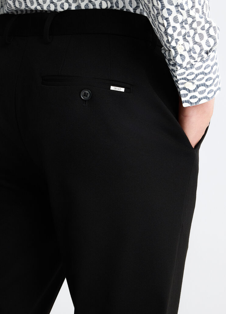Smart men’s trousers black Liu Jo - large image number 2 Smart men’s trousers black Liu Jo - large image number 2