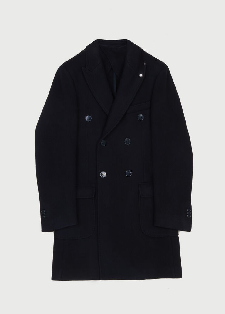 Long double-breasted coat Black Liu Jo - large image number 0