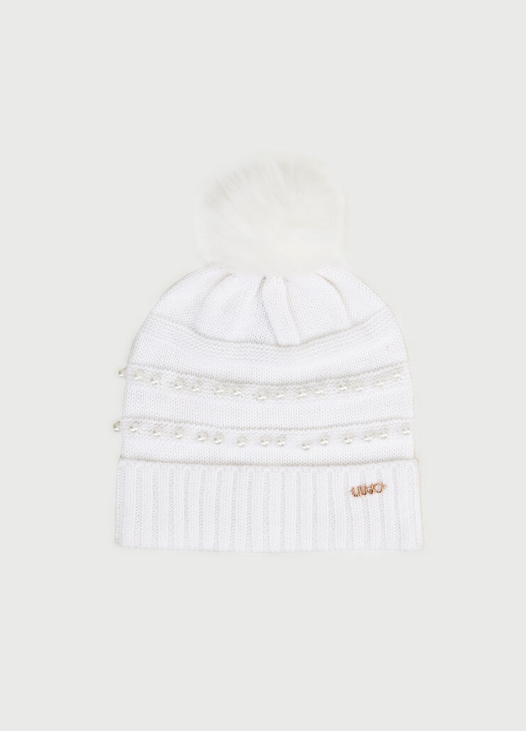 Beret with beads White Liu Jo - large image number 0