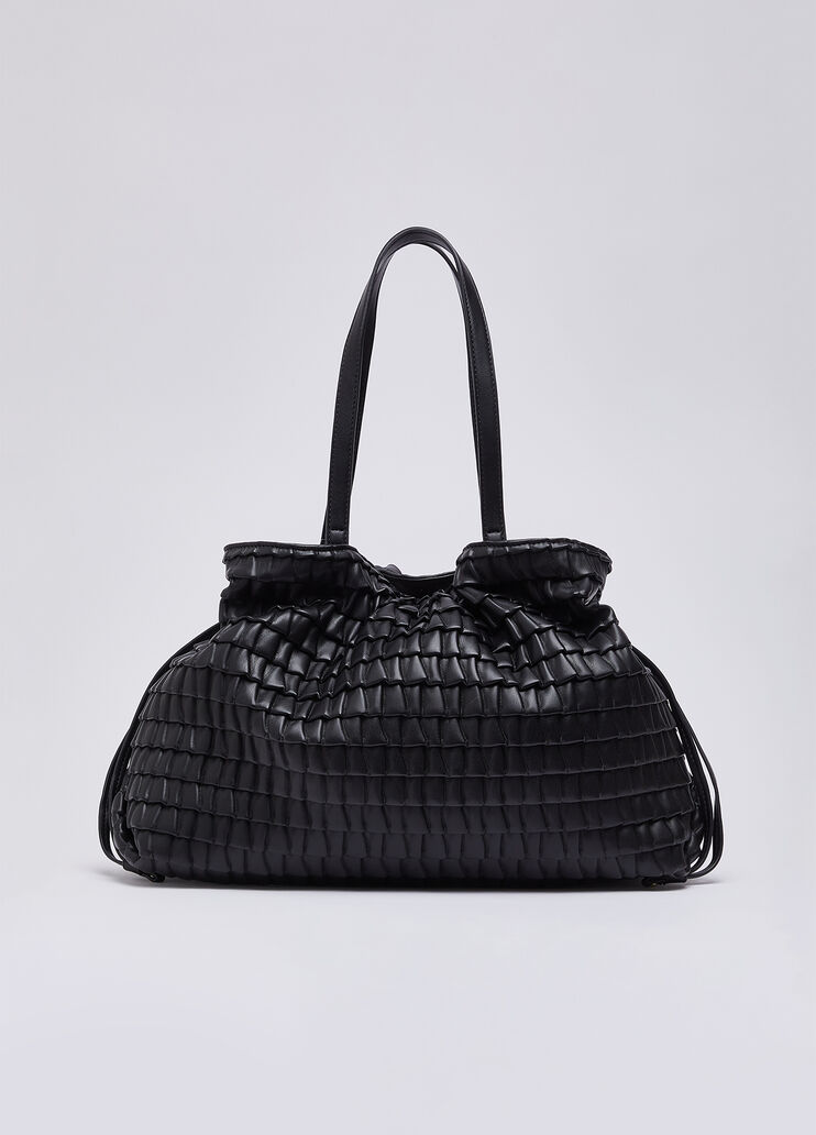 Large Riccy Embossed Bag black Liu Jo - medium