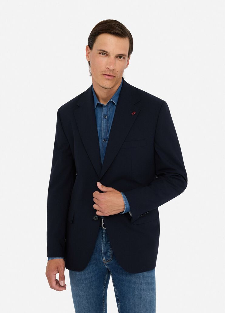 Wool blazer dark blue Liu Jo - large image number 4 Wool blazer dark blue Liu Jo - large image number 4