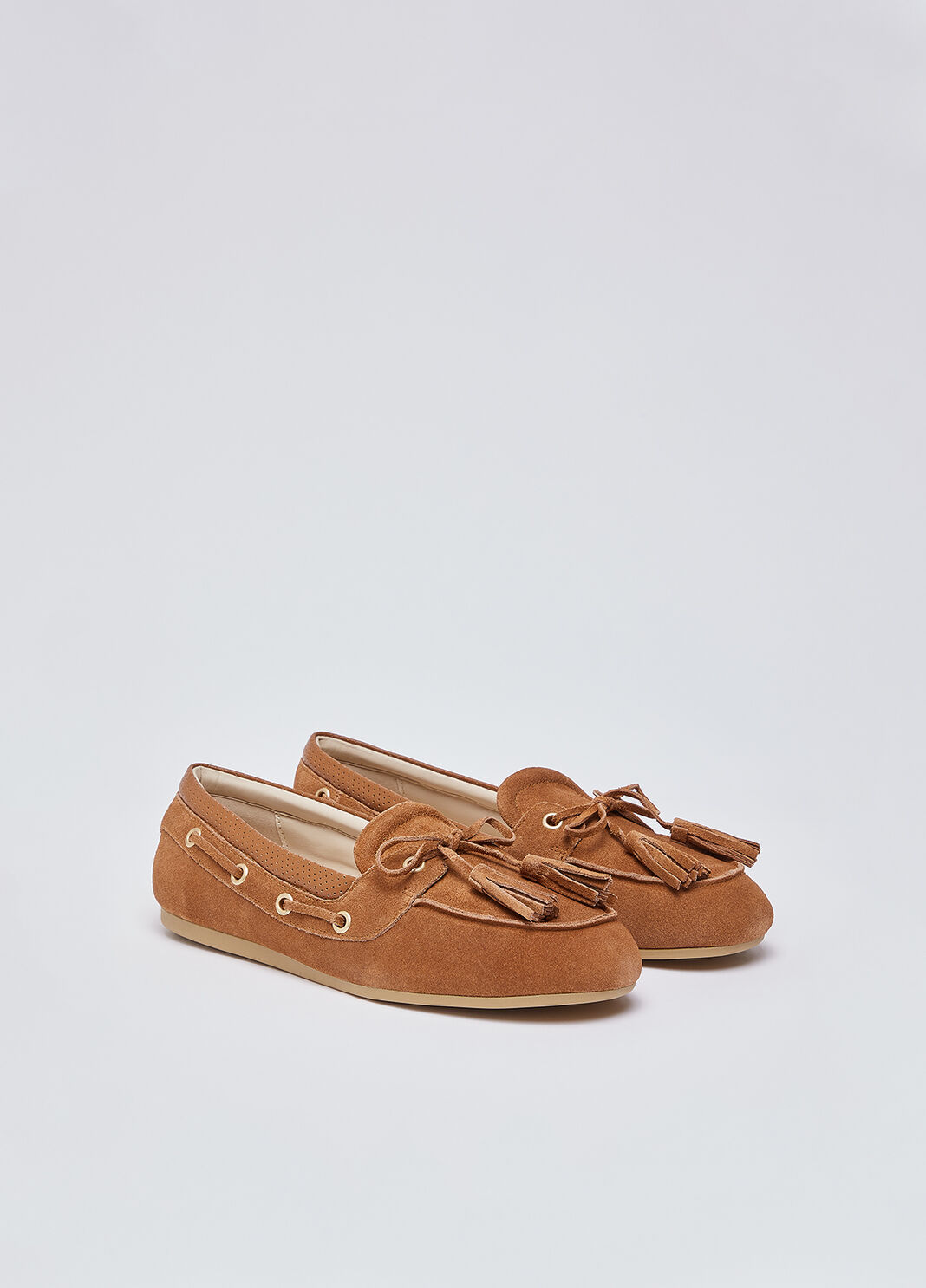 Suede loafers with tassels terracotta Liu Jo - large image number 2