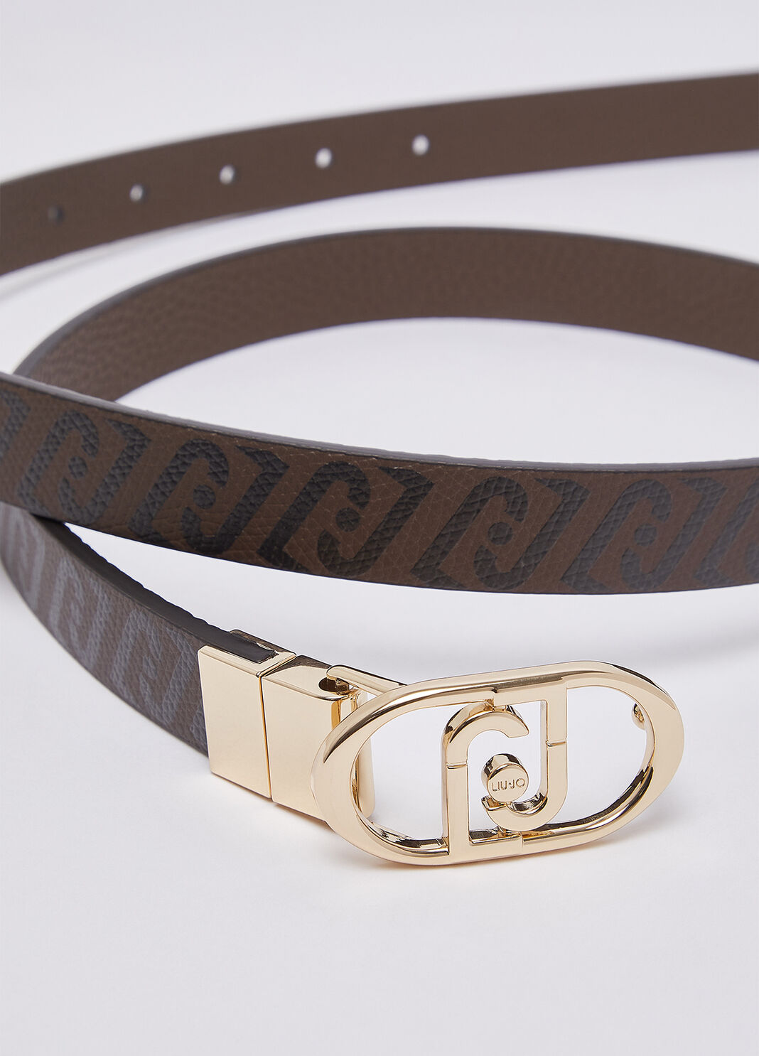 Belt slim reversible dark mocha Liu Jo - large image number 4