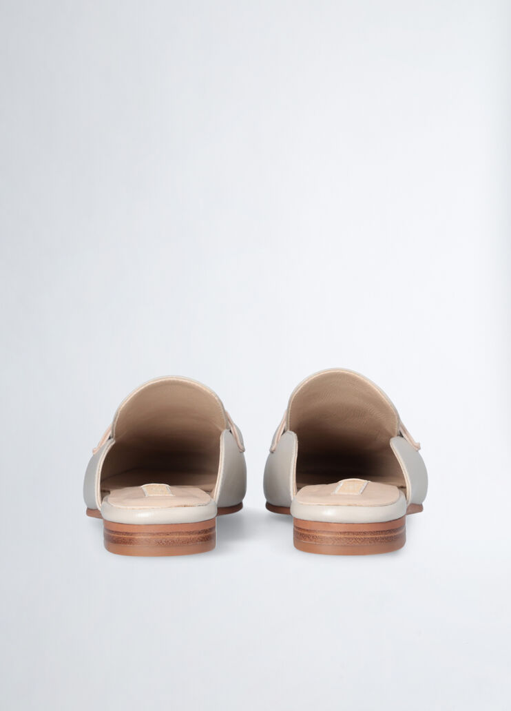 Leather slippers with logo white Liu Jo - large image number 6 Leather slippers with logo white Liu Jo - large image number 6