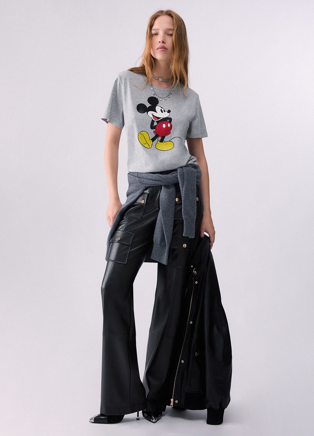 Bedrucktes T-Shirt Grau Liu Jo - large image number 5