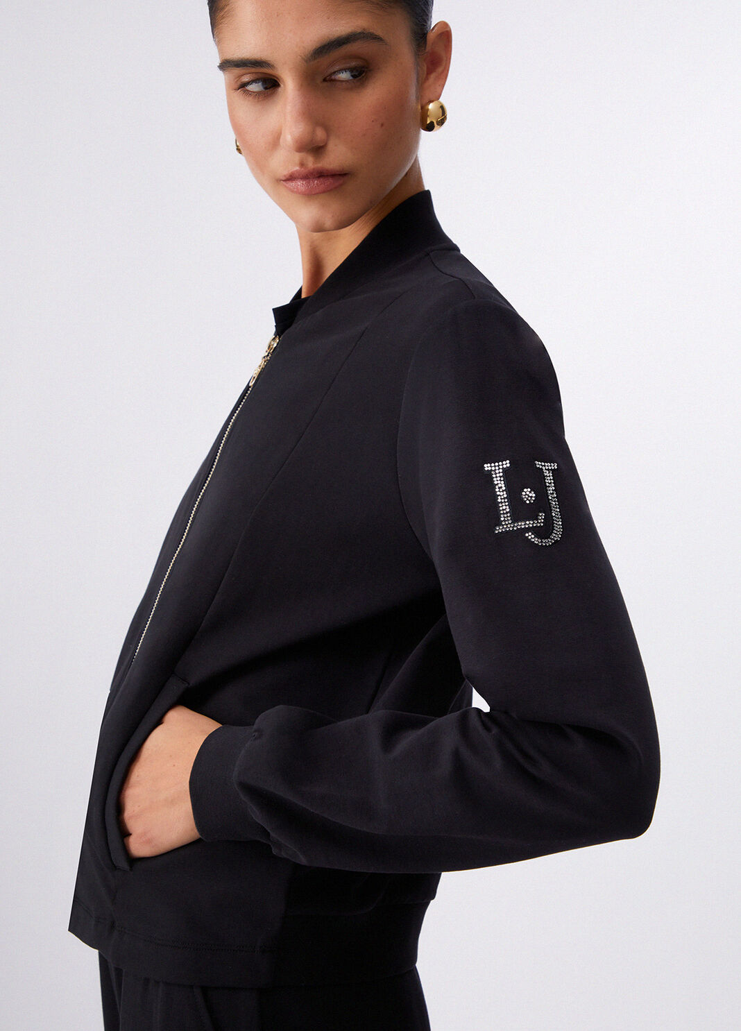 Sweatshirt and trousers set black Liu Jo - large image number 4