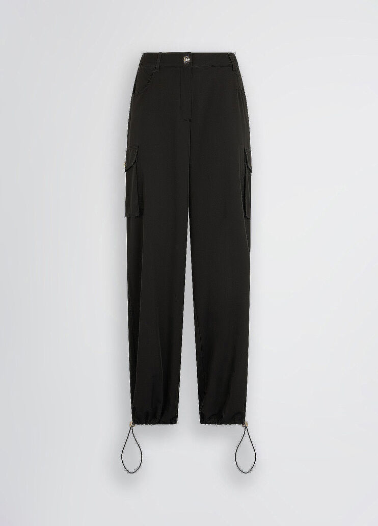 Black cargo trousers black Liu Jo - large image number 6 Black cargo trousers black Liu Jo - large image number 6