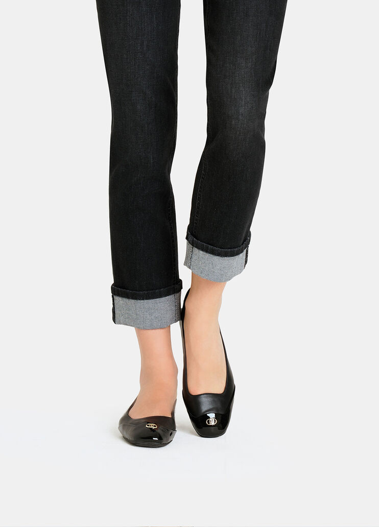 Ballerine in nappa nero Liu Jo - medium Ballerine in nappa nero Liu Jo - medium