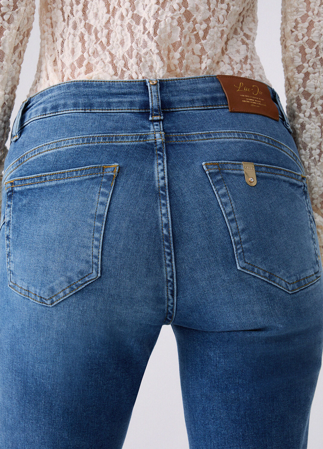 Jeans skinny Amazing Fit denim blu Liu Jo - large image number 4