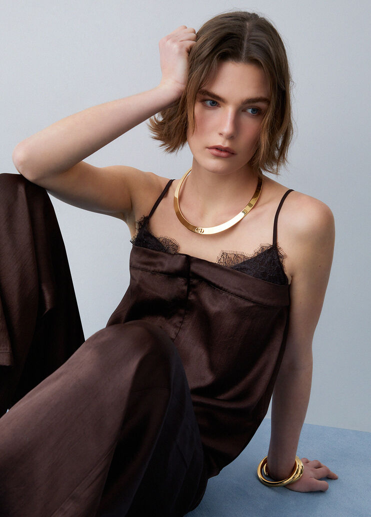 Collana rigida con logo color oro Liu Jo - medium