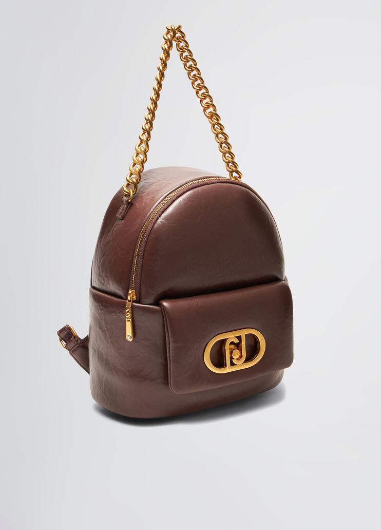 LaPuffy backpack dark brown Liu Jo - large image number 1 LaPuffy backpack dark brown Liu Jo - large image number 1