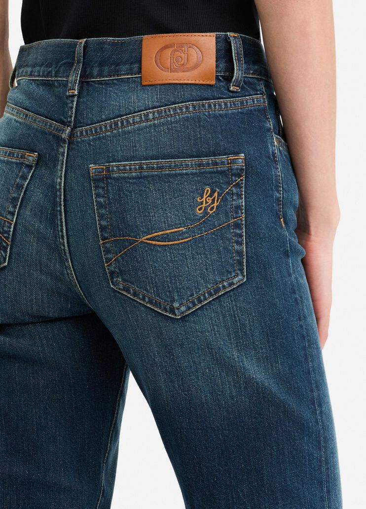 Liu Jo Better straight jeans blue denim Liu Jo - large image number 4 Liu Jo Better straight jeans blue denim Liu Jo - large image number 4