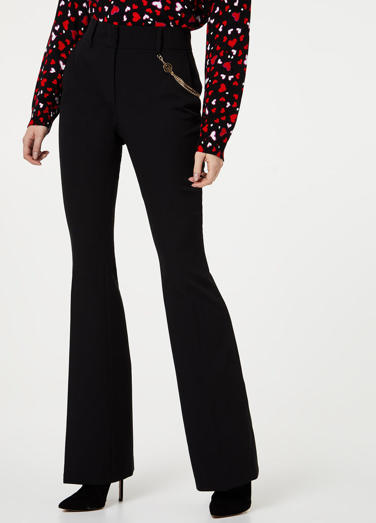 Smart bootcut trousers Black Liu Jo - large image number 0